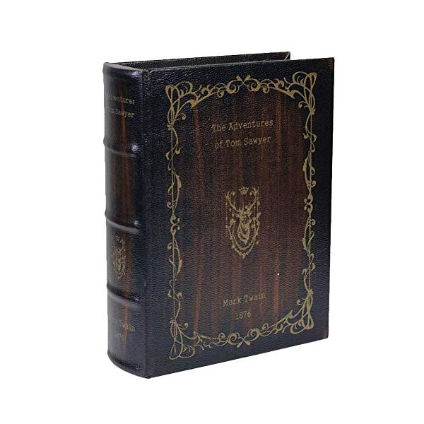 アンティーク風 シークレットボックス Lサイズ 「THE Adventures of Tom Sawyer」 洋書型 小物入れ アクセサリー 収