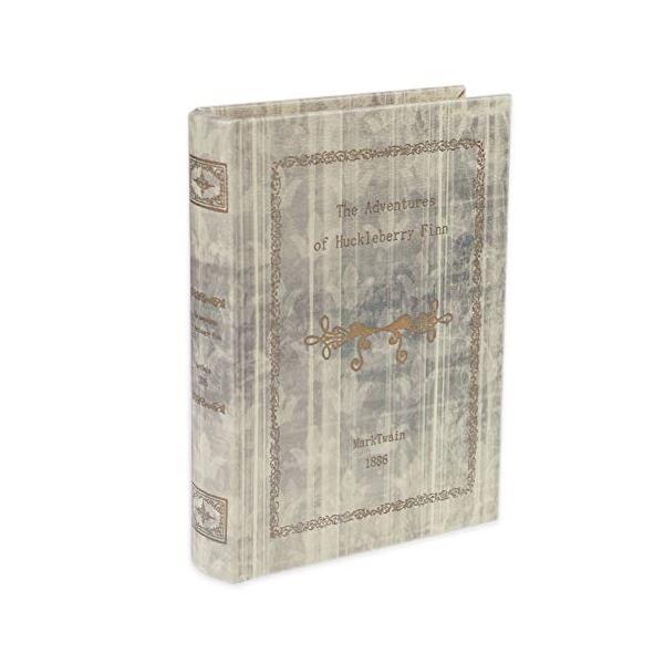 秋月貿易 アンティーク風 シークレットボックス Sサイズ 「The Adventures of Huckleberry Finn」 洋書型 小物