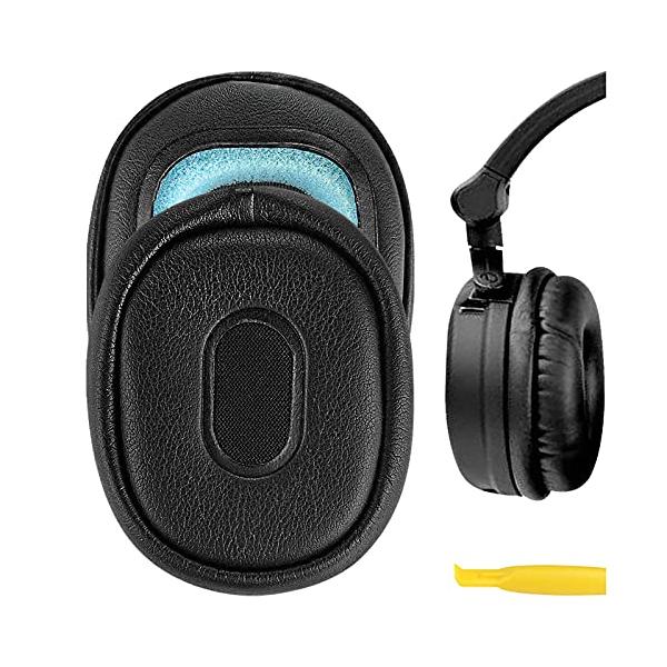 Geekria イヤーパッド互換性 パッド ソニー Sony MDR-NC40 ヘッドホンに対応 パッド イヤー/イヤーカップ (プロテインレザ