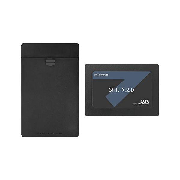 エレコム 内蔵SSD 480GB 2.5インチ SATA3.0 HDDケース付 データ移行