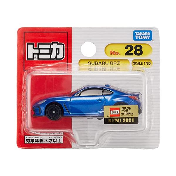 タカラトミー トミカ No.28 SUBARU BRZ (ブリスターパッケージ) ミニカー おもちゃ 3歳以上