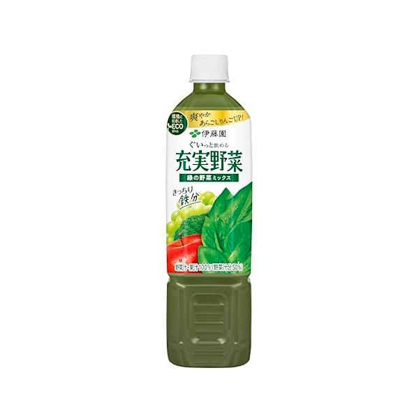 他サイト： 伊藤園 充実野菜 緑の野菜ミックス 740g×15本 エコボトルの商品画像