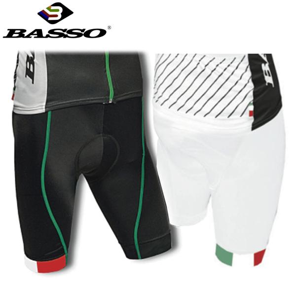 BASSO タンクトップパンツ | バッソ スパッツ メンズ 男 半ズボン 動きやすい 色 黒 白 自転車 サイクル ロードバイク クロスバイク bike 運動