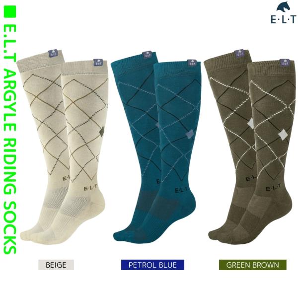 やわらかな履き口と通気性の高いメッシュ構造で快適な着用感。アーチサポートや補強入りソールで機能性も充実。アーガイル柄がさりげなくスタイルを引き立てるライディングソックス。■ブランドE・L・T■対象ユニセックス■素材コットン 75% / ナイ...