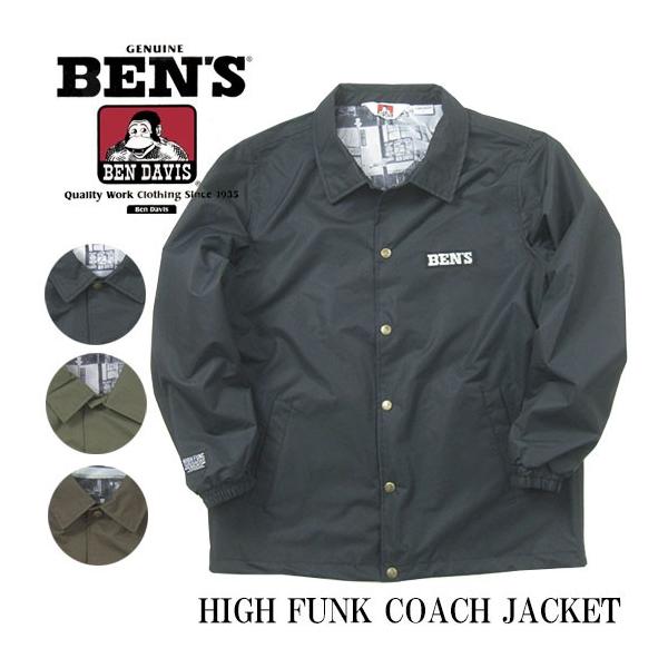 BEN DAVIS ベンデイビス コーチジャケット HIGH FUNK COACH JACKET 