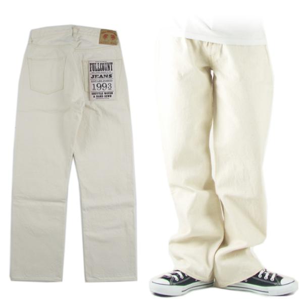 海人さん専用　フルカウント 0105EC オフホワイト デニム 32インチ FULLCOUNT フルカウント 0105EC ECRU WIDE DENIM : カジュアル