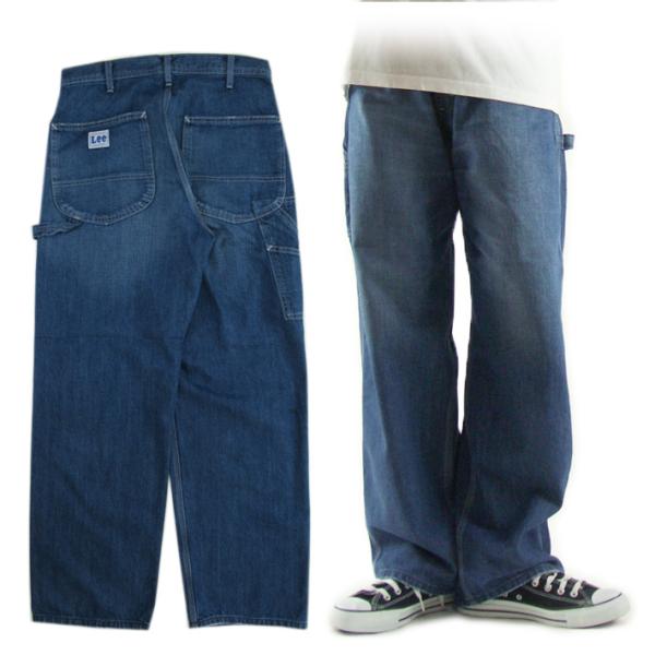 Lee（リー） ペインターパンツ 淡色ブルー DUNGAREES PAINTER PANTS