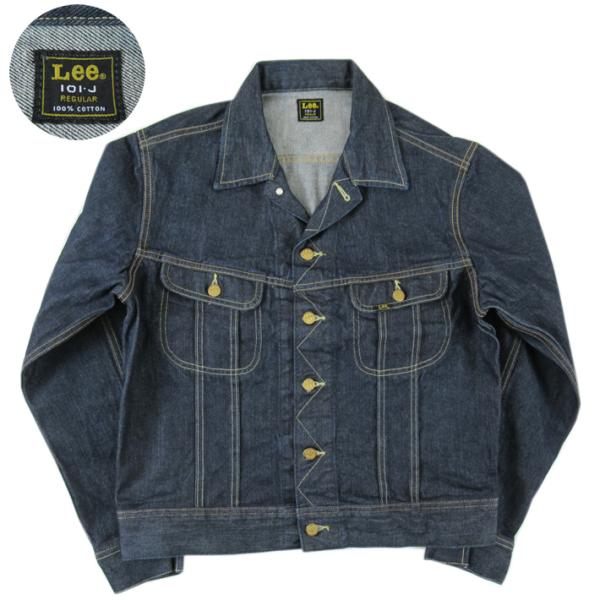 Lee デニムジャケット インディゴ　AMERICAN RIDERS 101J リジッド】AMERICAN RIDERS 101Jデニムジャケット セットアップ