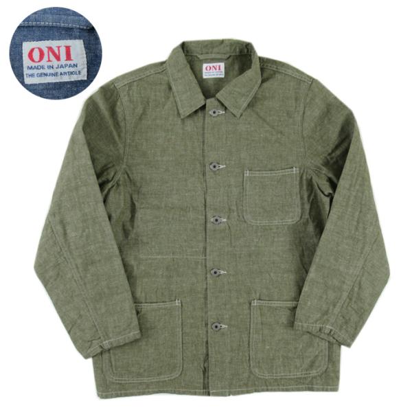 【新品未使用】 KHAKI デニム カバーオール 鬼デニム カバーオール ヘビーシャンブレー 03101-HC : カジュアル