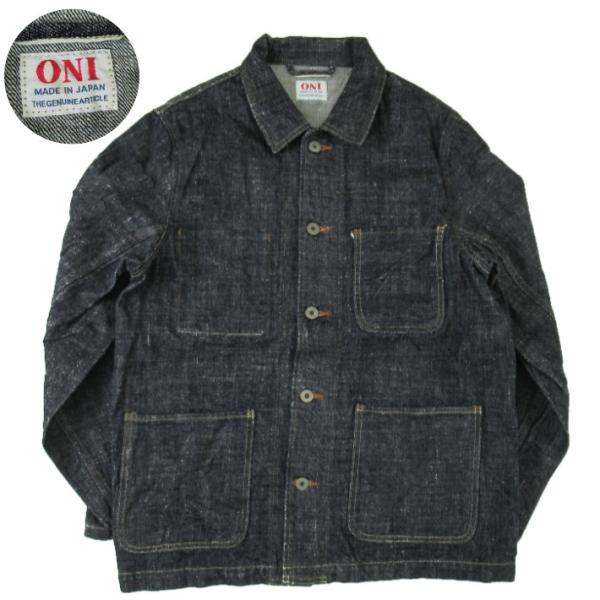 鬼デニム 03502LS カバーオール 13.5oz ロングスラブデニム