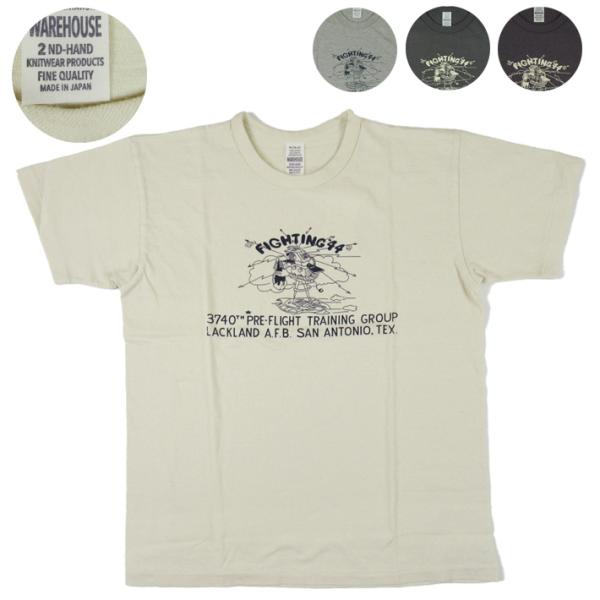 WAREHOUSE ウエアハウス Lot.4064 Tシャツ FIGHTING '44