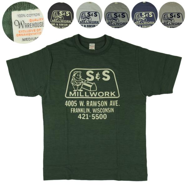 WAREHOUSE ウエアハウス Lot.4601 Tシャツ S&S : カジュアル