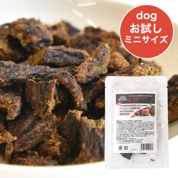 アブソルート DOG ホリスティックエアドライ ドッグフード ビーフ&ベニソン お試しミニサイズ 20g グルテンフリー ミール不使用 お試し商品 サンプル