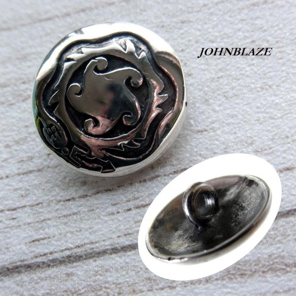 シルバ−925製 コンチョ コンチョボタン ループ 輪っか ネイティブ 龍