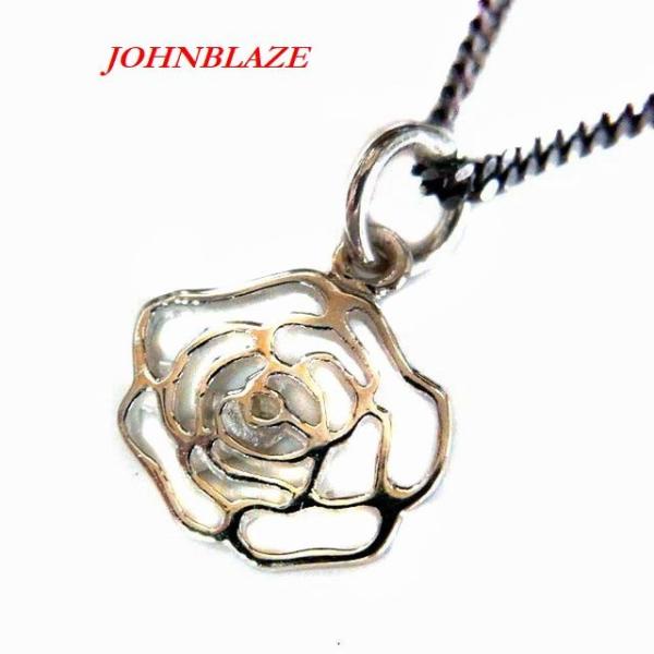 薔薇 ローズモチーフ シルバー925製 ペンダントTOP