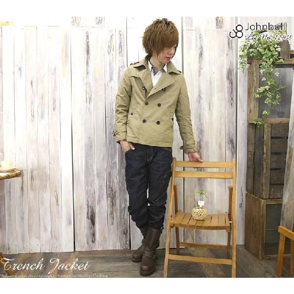 ジョンブル Johnbull ショート トレンチ ジャケット メンズ アウター おしゃれ Mohmmadiyon Com