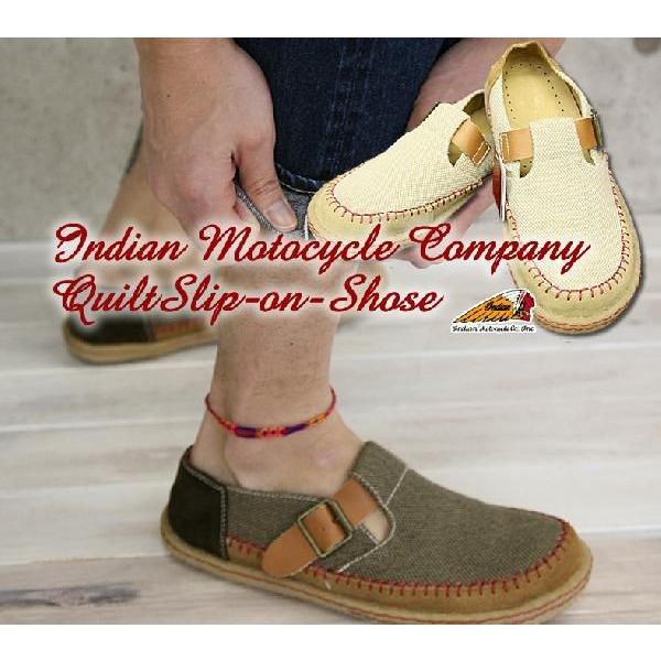 INDIAN（インディアン） ベルト スリッポンシューズ 靴 レディース