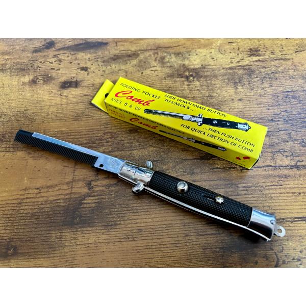 ジャックナイフパーツ ジャックナイフ型コーム 折りたたみクシ : ジョンのお店 - 通販