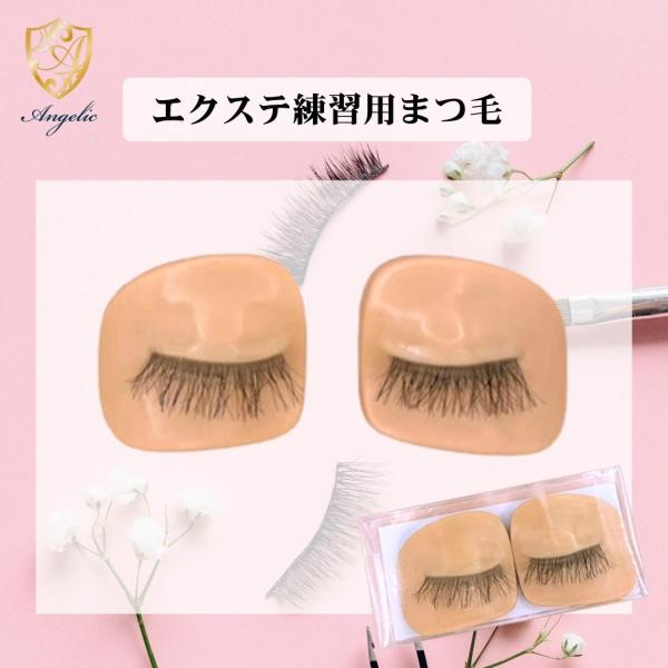 まつ毛エクステ 練習用セット マツエク 練習用 人毛まつ毛 ストレート つけまつげ まつ毛エクステ商