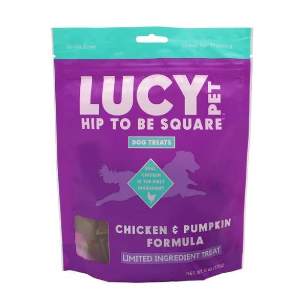ルーシーペット Hip to Be Square チキン＆パンプキン 170g ドッグトリーツ