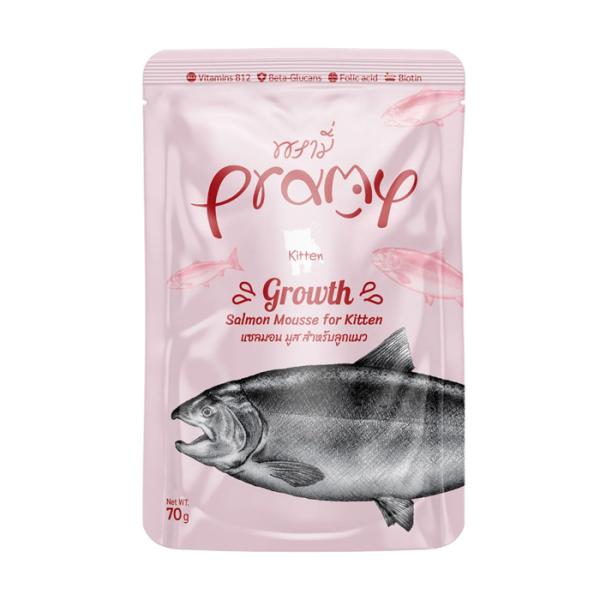 プラミー サーモンムース グロース キトン （成長と発育） 70g キャットフード