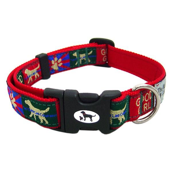 ザ・ブラックラブカンパニーオリジナルのリボンの柄が可愛いワンタッチ式カラー♪ロゴマークの入ったバックルなど、細かい所まで可愛いく作られています。