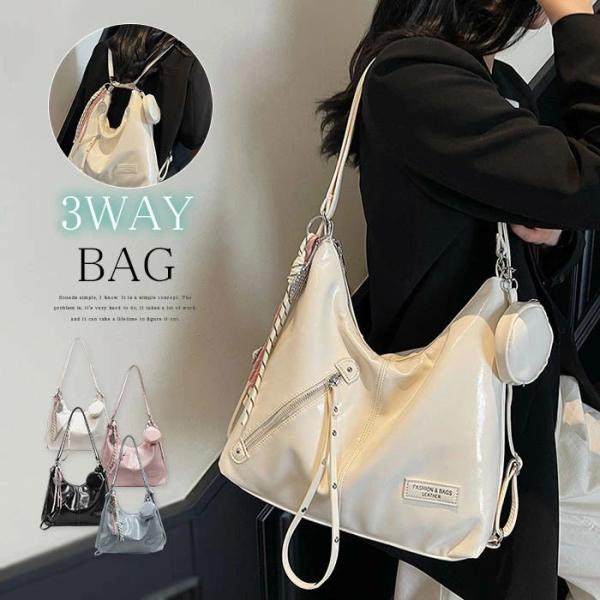 トートバッグ レディース リュック ショルダーバッグ 2way 3way バッグ