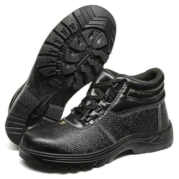 安全靴 作業靴 ハイカット 防水 軽量 革靴タイプ 黒 メンズ レディース