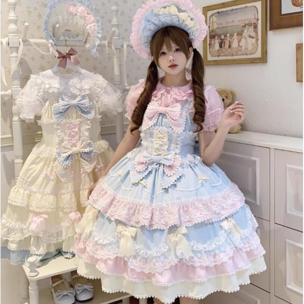 大きいサイズ オフショルダー ロリータドレス お姫様ドレス 姫ロリ 甘ロリ joker-face_jokb1202367321926c