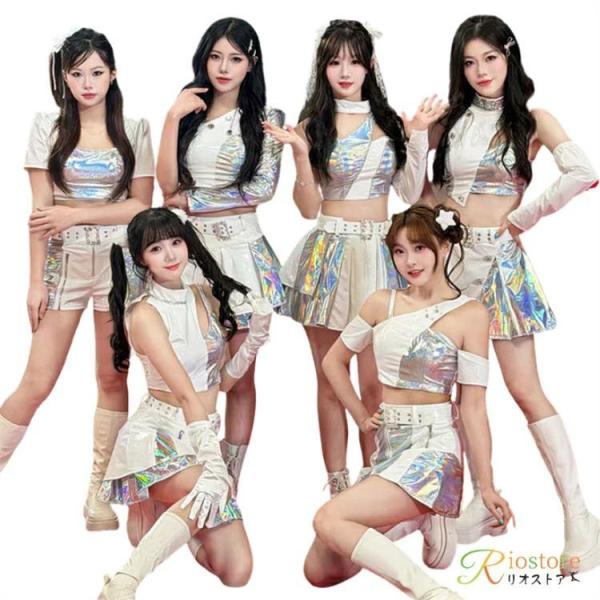 韓国風 k-pop アイドル ステージ衣装 女性 セットアップ レディース