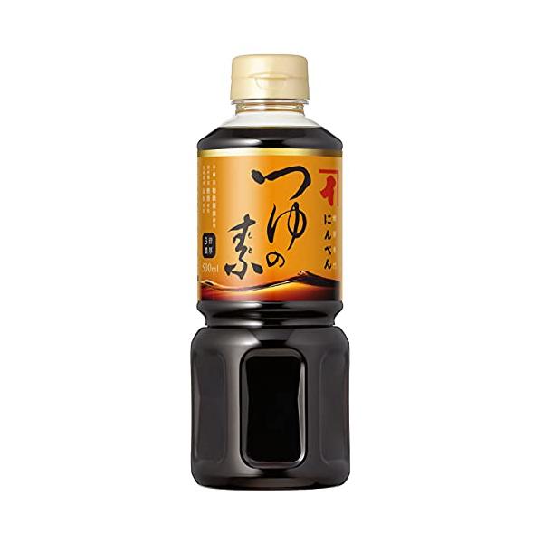 【最大2000円OFFクーポン！12/24-26限定！】にんべん つゆの素 500ml  3倍濃厚　