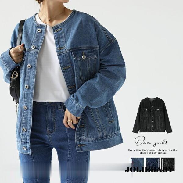 希少美品 トゥービーシック 3wayデニムジャケット ファー ノー