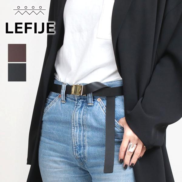 LEFIJE レフィエ ガチャベルト M4411C TRESOR 本革 イタリア製