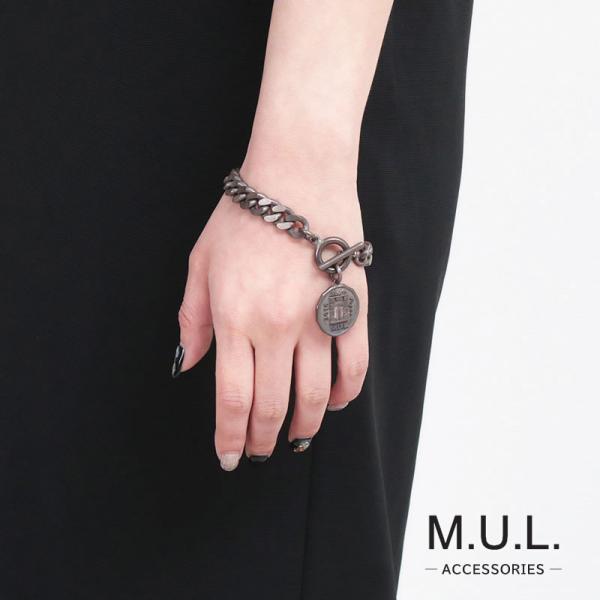 M.U.L エムユーエル レザーチェーンラリエットネックレス マットグレー 楽天市場】M.U.L.[エムユーエル]/MULA001 チェーンラリエット