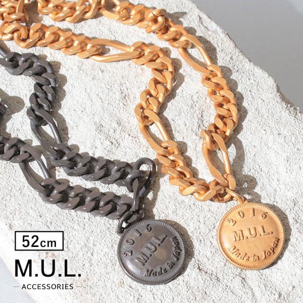 M.U.L. コインチェーンネックレス マットゴールド MULA-027 1st
