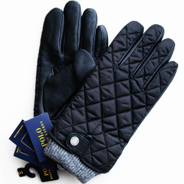 ポロ ラルフローレン 手袋 メンズ 羊革レザー キルティング ブラック ３ｍ製シンサレート あったか Buyee Buyee 日本の通販商品 オークションの代理入札 代理購入
