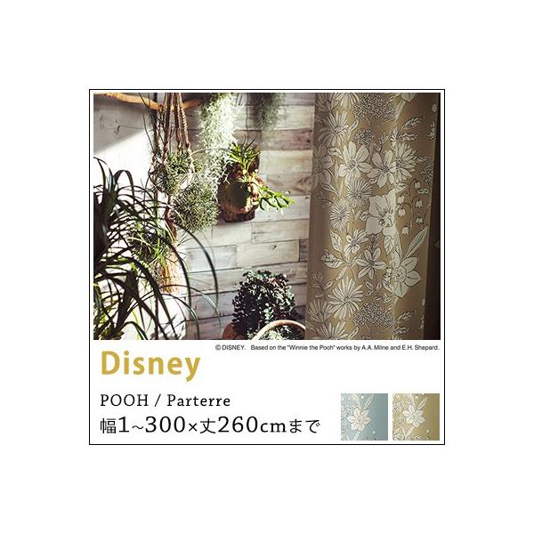 イージーオーダー カーテン ドレープ 厚手 遮光2級 洗える 日本製 Winne the Pooh ディズニー disney スミノエ POOH プー パルテール 幅1〜300cm×丈1〜260cm