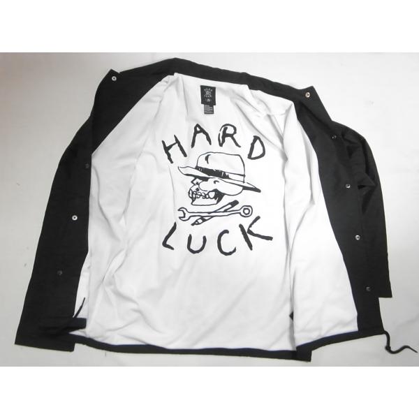 HARDLUCK ハードラック O.G LOGO オリジナルロゴ コーチジャケット 黒 