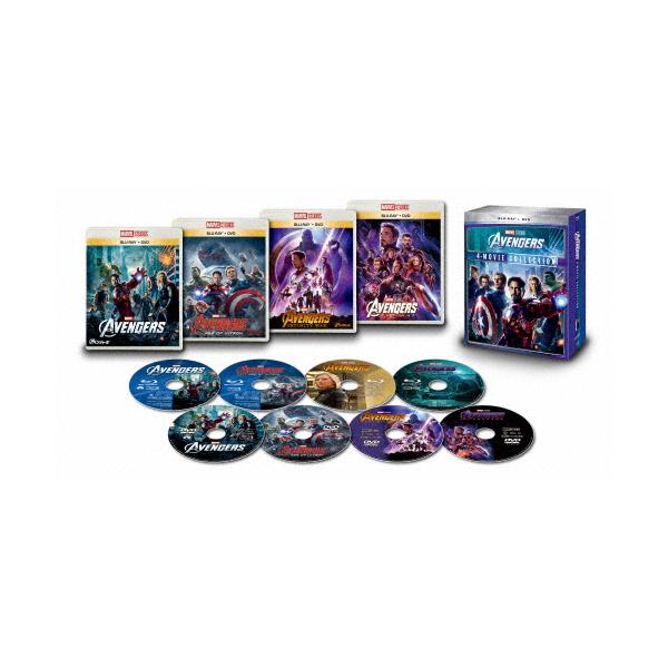 アベンジャーズ:4ムービー・コレクション(ブルーレイ+DVD)/ロバート・ダウニー・Jr.[Blu-ray]【返品種別A】