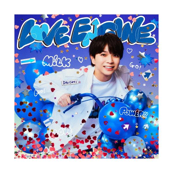 M!LK Ribbon CD 3形態セット　塩﨑太智　ステッカー3枚付き 枚数限定][限定盤][先着特典付]LOVE ENG!NE(初回生産限定「塩崎太智