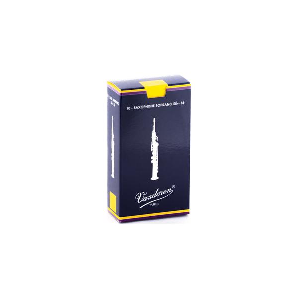 他サイト： バンドーレン ソプラノサクソフォンリード(トラディショナル・3)10枚入り Vandoren Traditional SR203 返品種別Aの商品画像