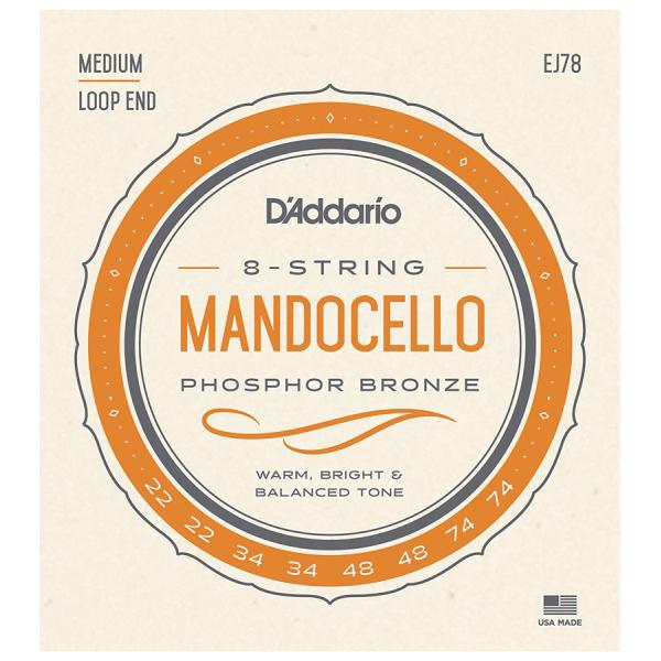 在庫状況：お取り寄せ/お届け：約2週間/◆世界のトップ・マンドリン・ プレイヤー達に愛用されています◆Mandocello/Phosphor Bronze◆.022 /.034 /.048 /.074/[EJ78]