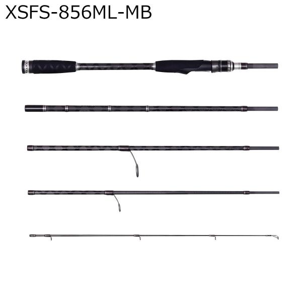 アブガルシア クロスフィールド NEWモバイルロッド XSFS-856ML-MB Abu Garcia（アブガルシア） クロスフィールド XSFS-856ML-MB 6ピース