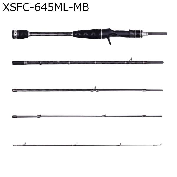 Abu Garcia（アブガルシア） クロスフィールド XSFC-645ML-MB 5ピース