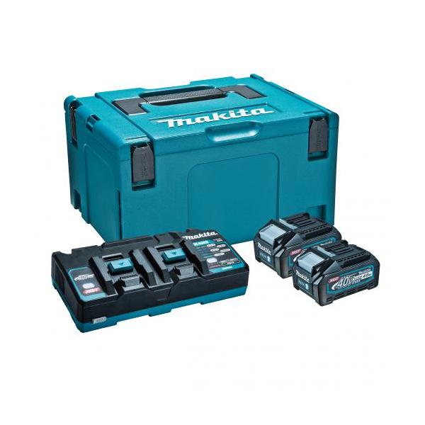 在庫状況：お取り寄せ/7日〜10日で出荷/◆2本の40Vmaxバッテリと、充電器、ケースのセット品◆4.0Ahの40Vmaxバッテリー/[A71990マキタ]