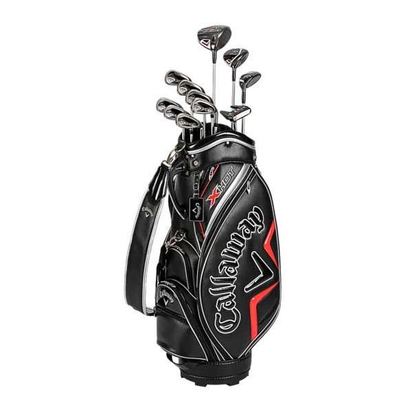 Callaway X HOT キャディバッグ　新品 Callaway（キャロウェイ） X HOT キャディバッグ付クラブ11本セット