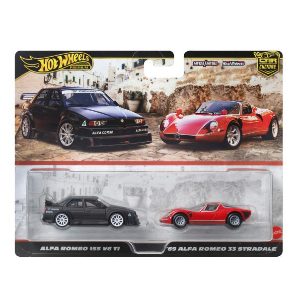 helpa アルファロメオ 38台セット MATTEL（マテル） プレミアム 2パック アルファロメオ 155 V6 TI / '69