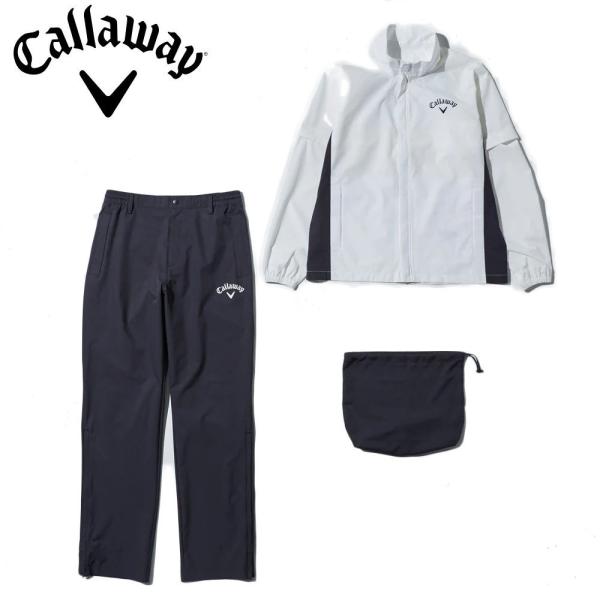 Callaway（キャロウェイ） メンズ レインウェアセット(ホワイト
