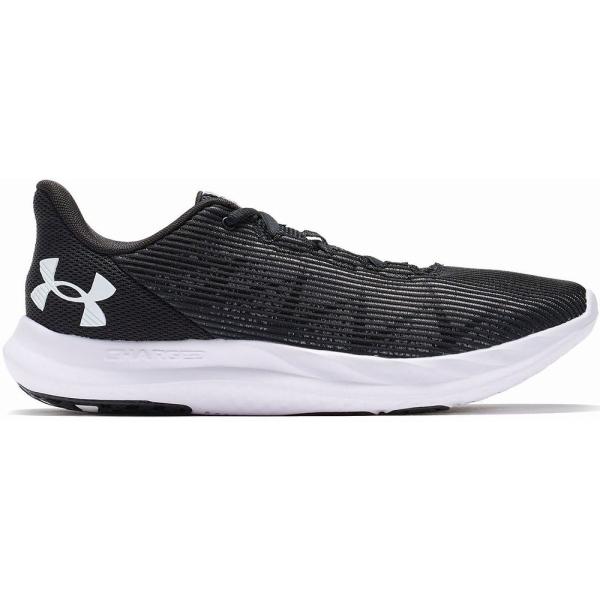 アンダーアーマー メンズ ランニングシューズ UAチャージド スピード スウィフト(Black/ White/ White・サイズ：25.5cm)  返品種別A