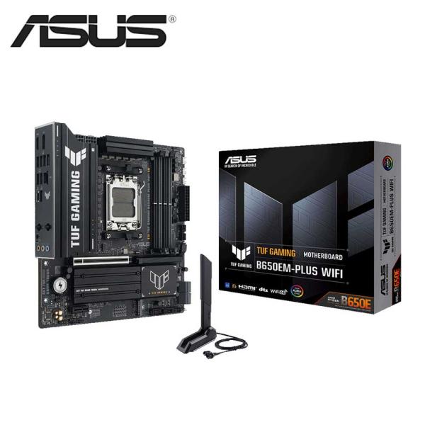 ASUS｜エイスース ASUS Socket AM5 AMD B650 MicroATX WiFi+Bluetoothモジュール付属 マザーボード TUF GAMING B650EM-PLUS WIFI 返品種別B